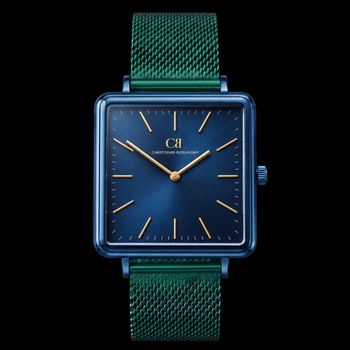 Green Ribbed Metal