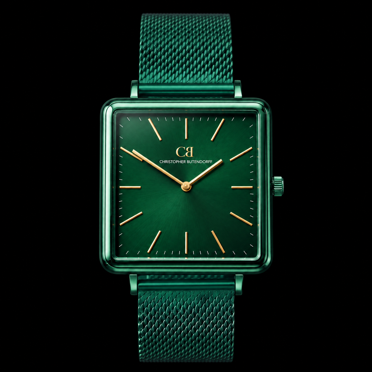 Green Ribbed Metal