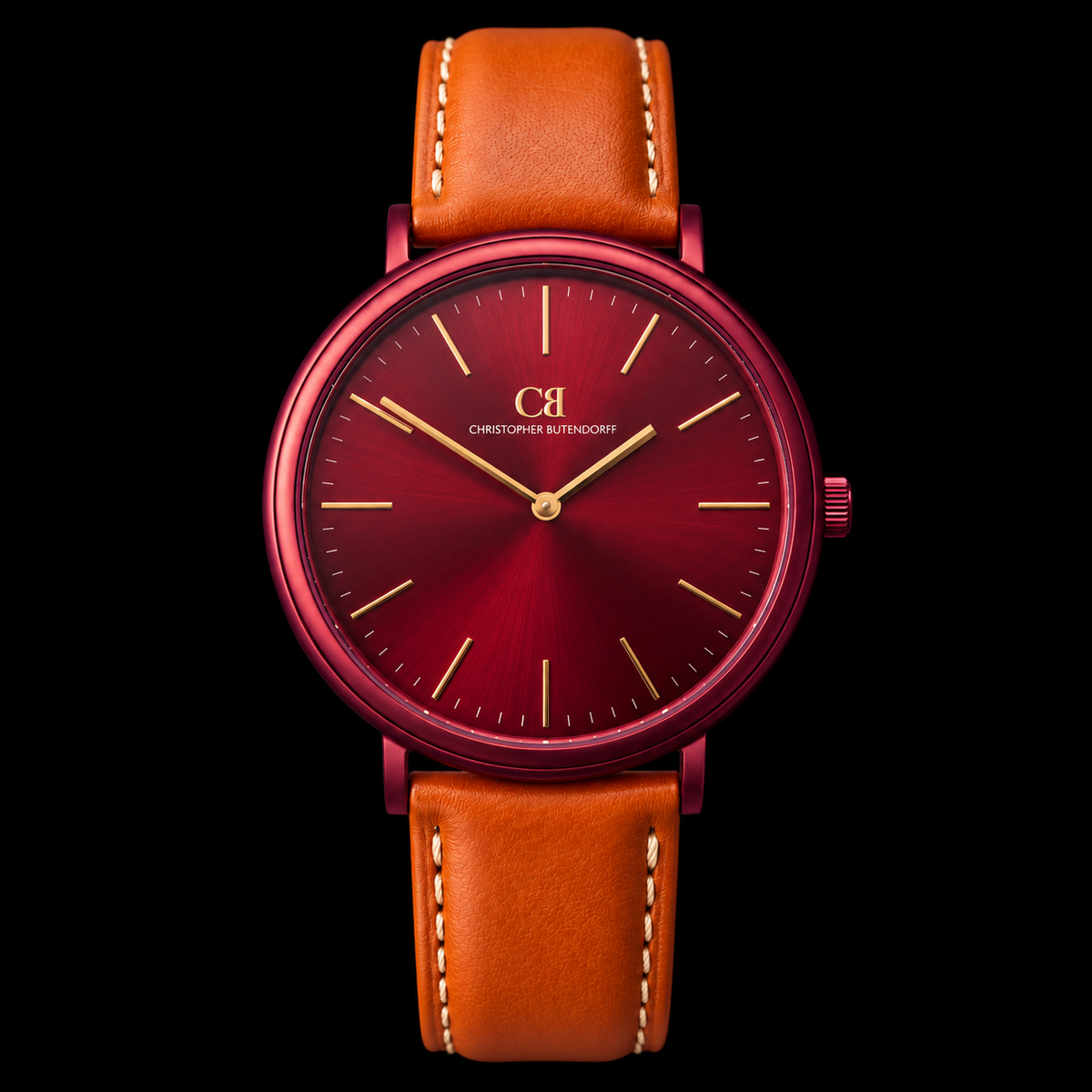 Orange Leather