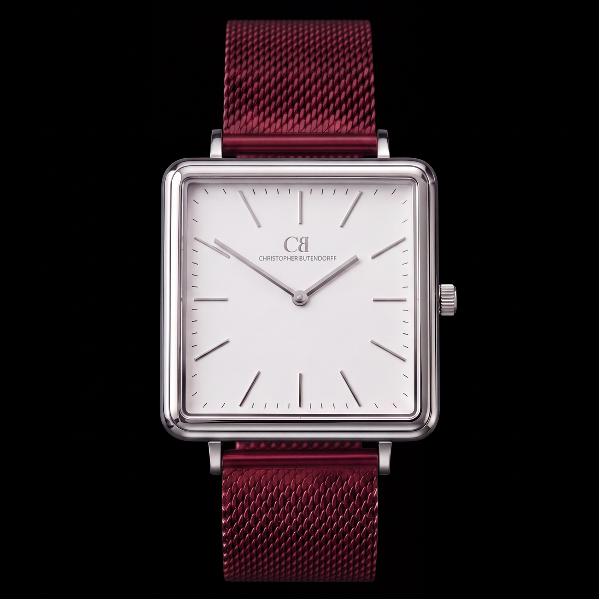 Red Ribbed Metal