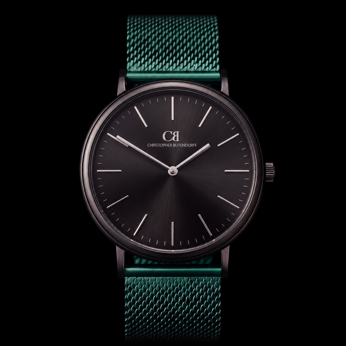 Green Ribbed Metal