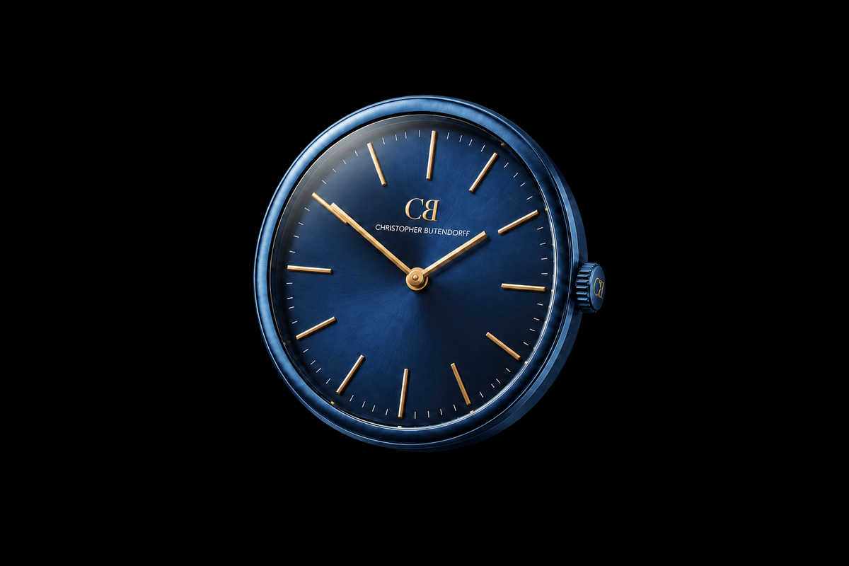 Christopher Butendorff Timeless — Sapphire Blue