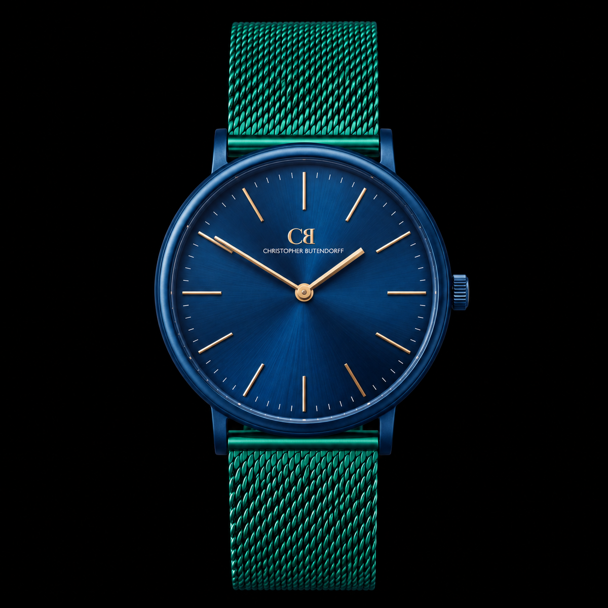 Green Ribbed Metal