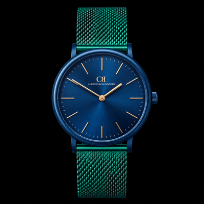 Green Ribbed Metal