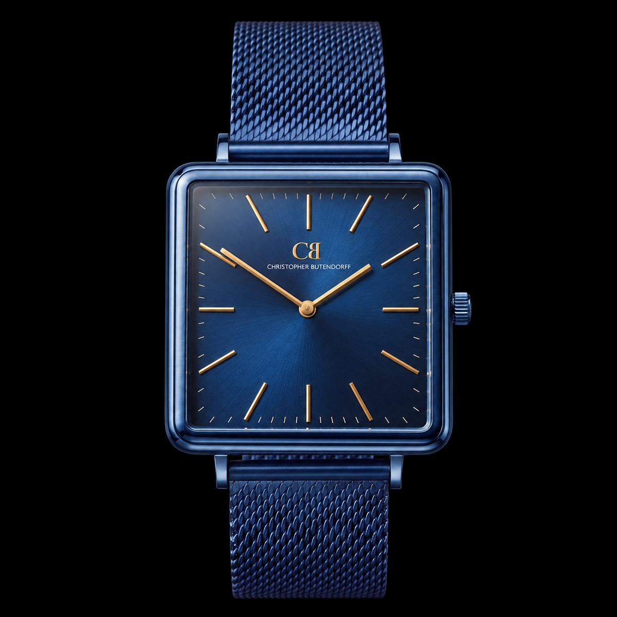 Blue Ribbed Metal
