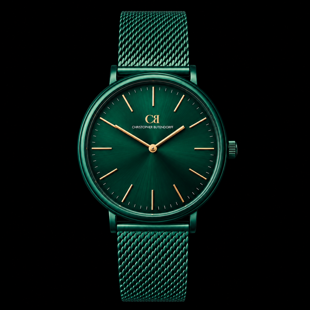Green Ribbed Metal