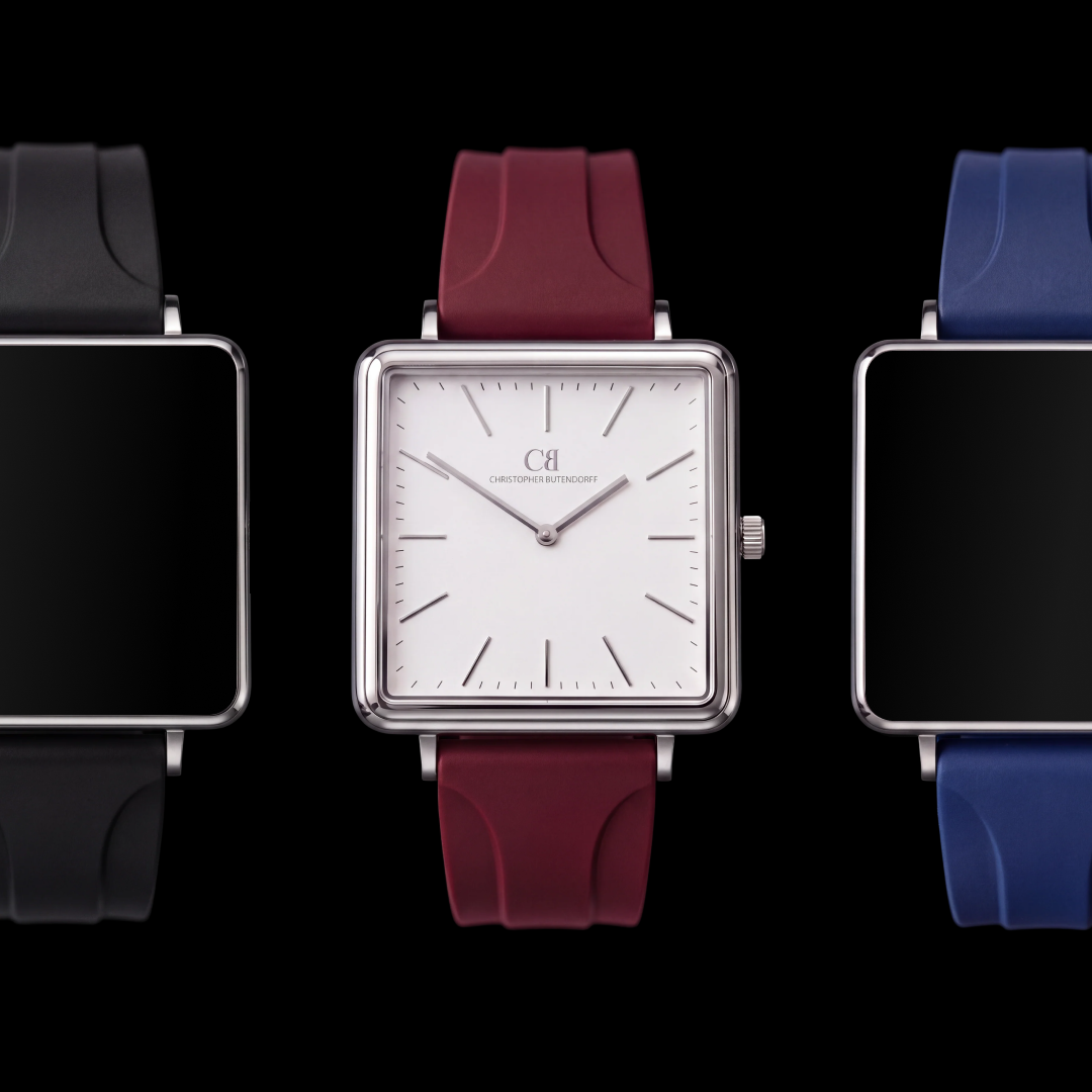 Ludus Modern Pearl White — Swiss Made Modular Watch with Interchangeable Sport Straps