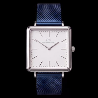 Blue Ribbed Metal