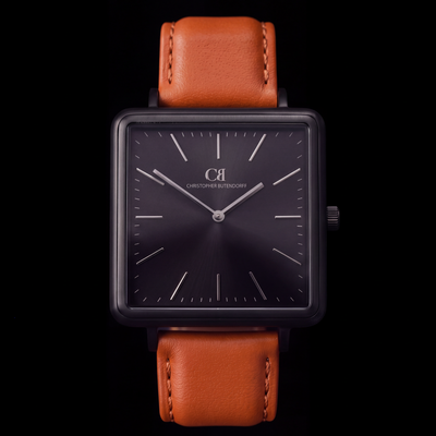 Orange leather