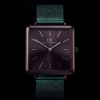 Green Ribbed Metal