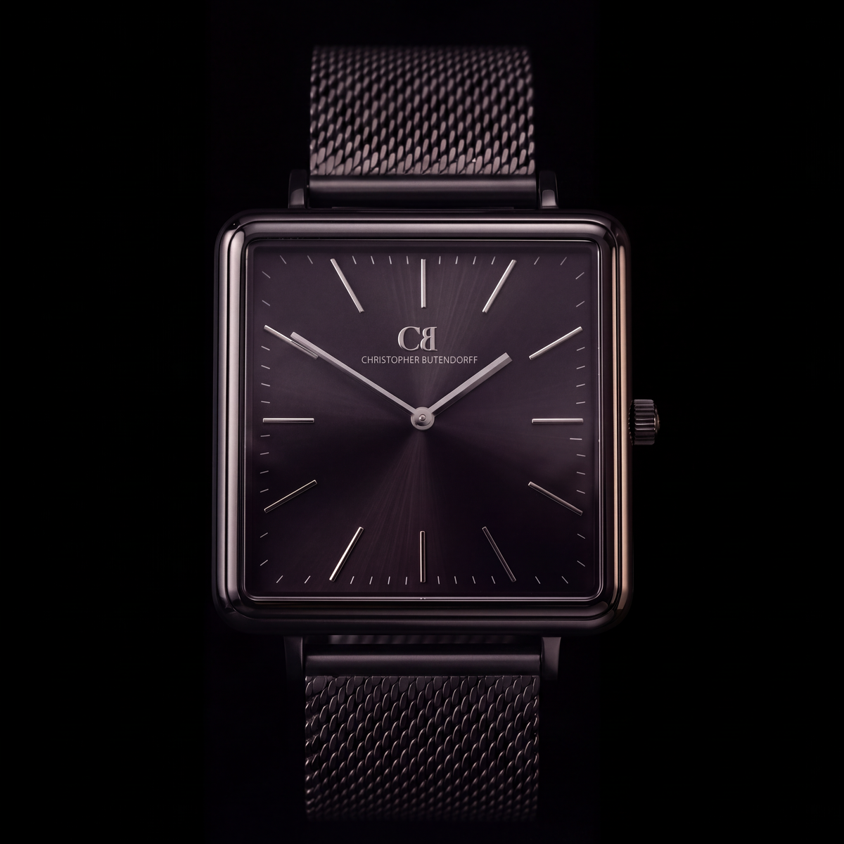 Black Ribbed Metal