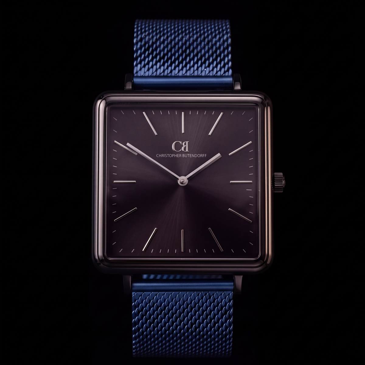 Blue Ribbed Metal