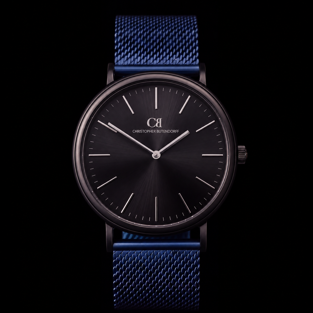 Blue Ribbed Metal