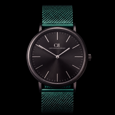 Green Ribbed Metal