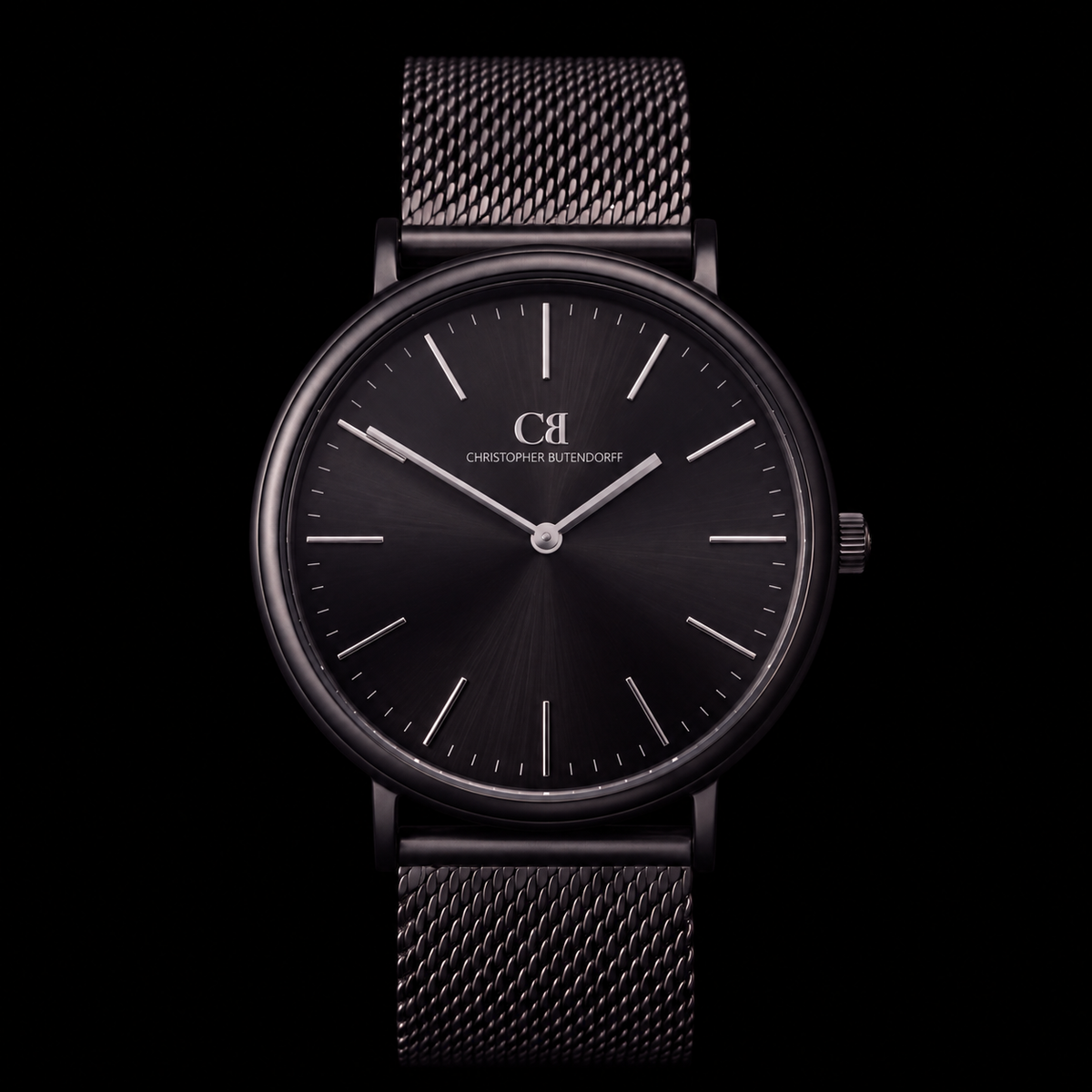 Black Ribbed Metal