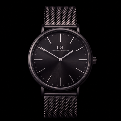 Black Ribbed Metal