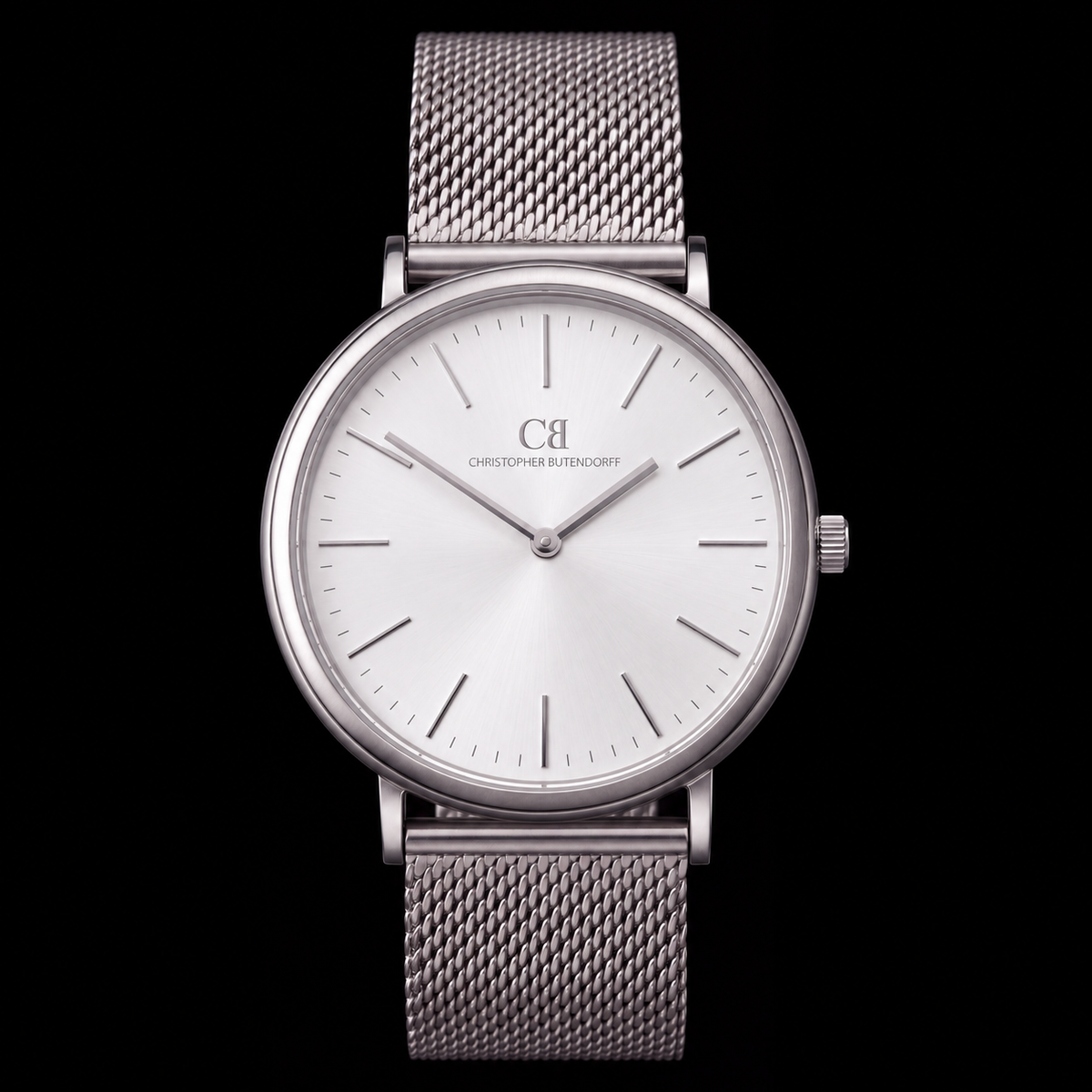 Silver Ribbed Metal