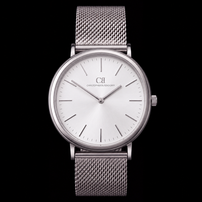 Silver Ribbed Metal